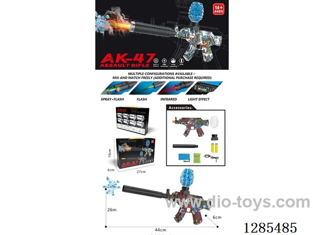 AK-47 Electric Soft/Water bullet Gun (7.4V Battery)