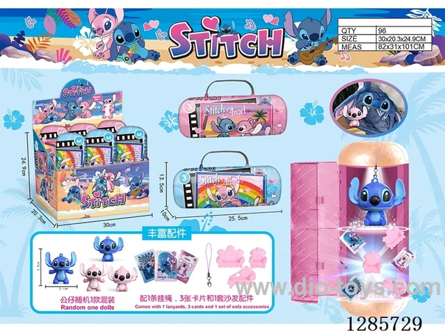 Stitch Double-Layer Capsule – Display Box (Set of 6) (One Small Figure)