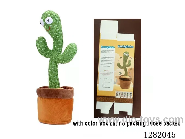 Electric Dancing Cactus(with color box but no packing,loose packed)