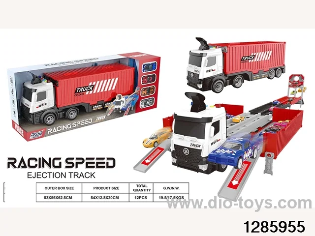 Fire scene storage and ejection vehicle