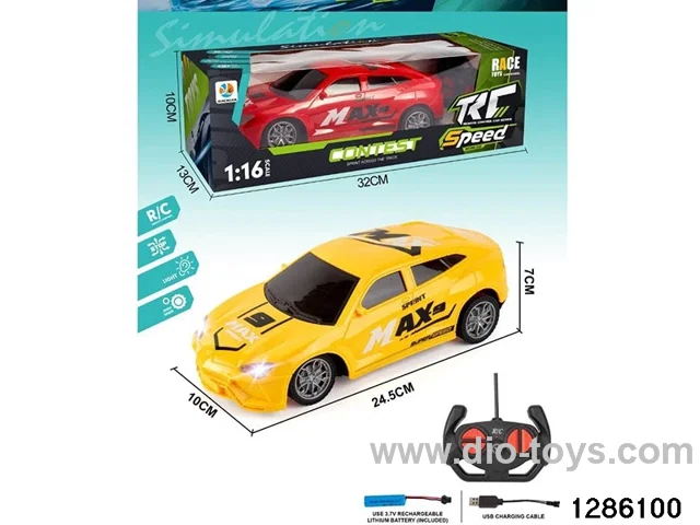 1:16remote car include battery in window box