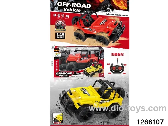 1:16 remote car in window box