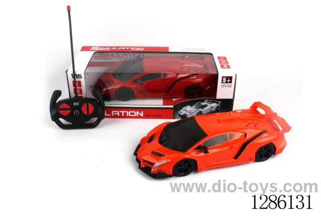 1:16 Lamborghini 4-wheel (without battery) with red and orange lights