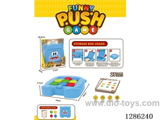 Educational Board Games & Cards: Push-and-Go (Storage)