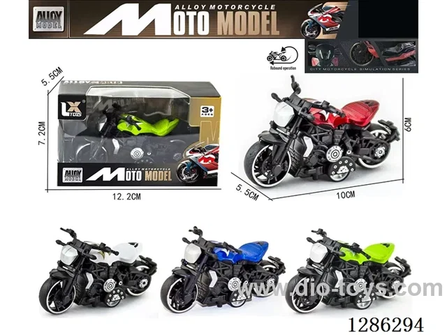 1:18 pull back alloy motorcycles