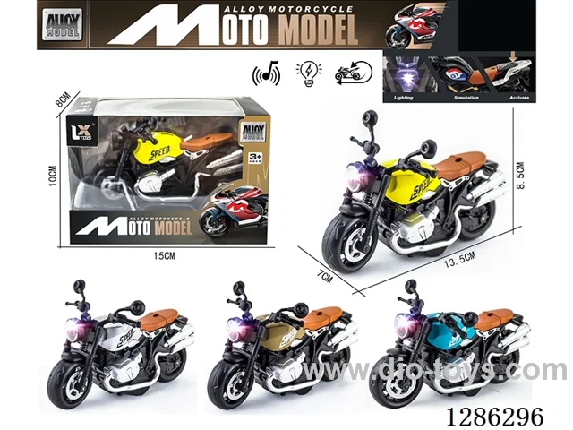 1:14 pull back alloy motorcycles （W L/M）