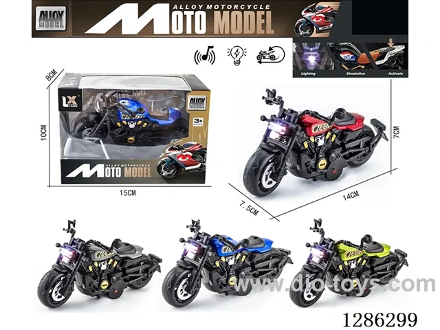 1:14 pull back alloy motorcycles （W L/M）