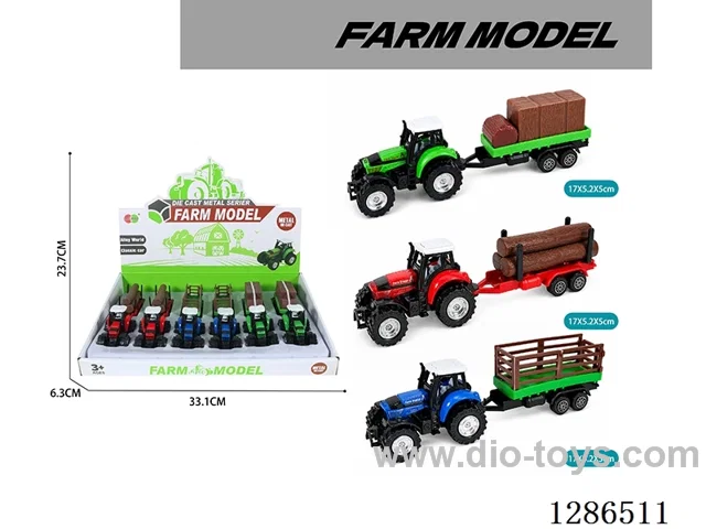Free Wheel Alloy Cars 6PCS(3 models, 3 colors, assorted)