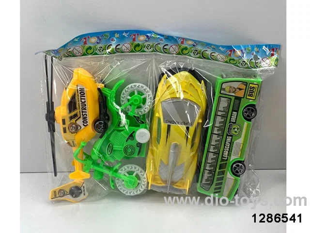 pull back toys sets in OPP  bag
