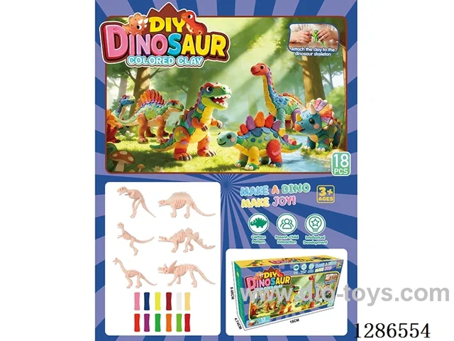 colored clay set 6PCS