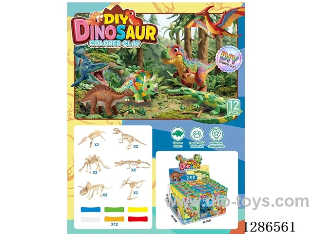colored clay set 12PCS