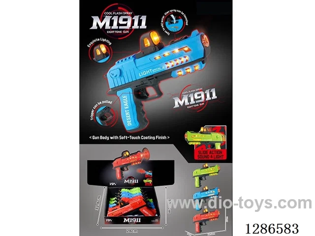 B/O gun - no spray (M1911)9PCS
