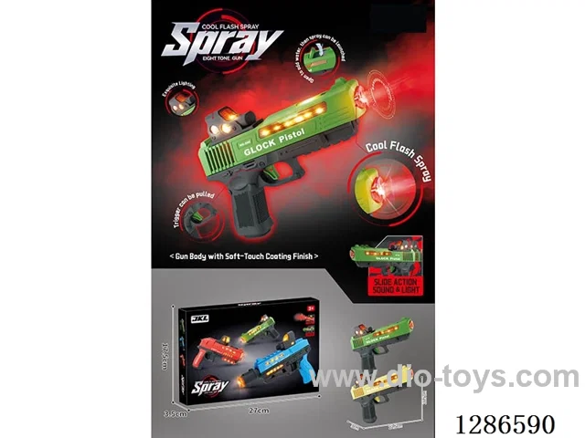 B/O gun with light/spray (Glock)