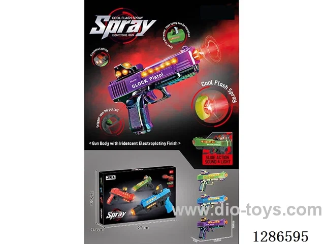 B/O gun with light/spray (Glock)