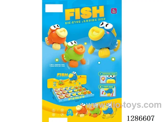 Wind-Up Jumping Fish, 18PCS