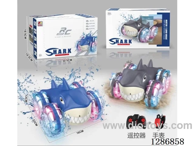 RC Amphibious Car with light(Dual-Controller Version)included battery