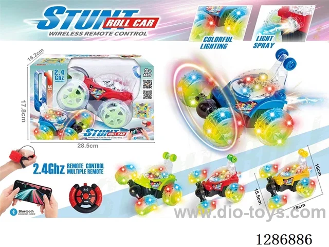 2.4G RC car with Spray/Watch/ Smartphone Remote Control(Dual Remote Control)