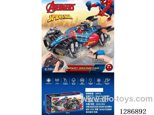 RC Stunt F1 Car with spray(Dual Remote Control)