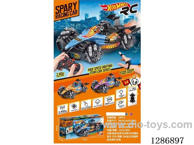 RC Stunt F1 Car with spray(Dual Remote Control)