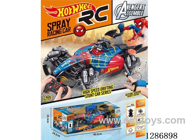 RC Stunt F1 Car with spray(Dual Remote Control)
