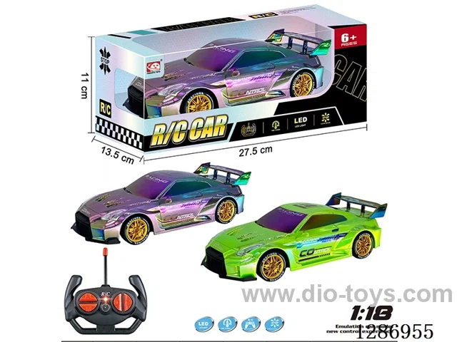 27MHZ 4ch rc car with light not included battery