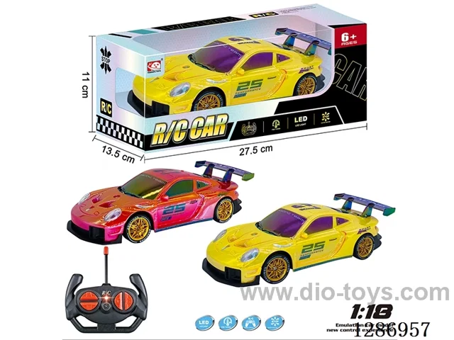 27MHZ 4ch rc car with light not included battery