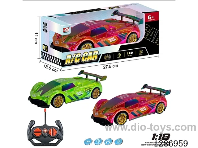 27MHZ 4ch rc car with light not included battery
