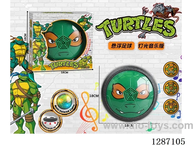 Teenage Mutant Ninja Turtles Floating Soccer Ball (Colorful Lights & Music Edition)