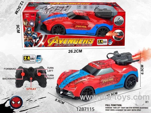 2.4G 1:20 5 ch rc spray car，not include battery