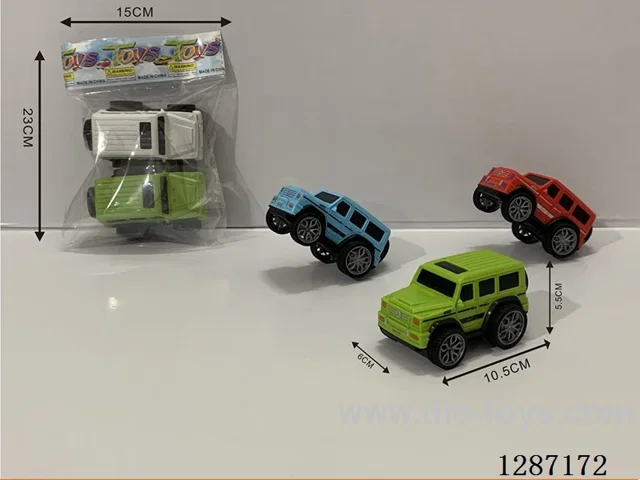 pull back car 2PCS 4 colors