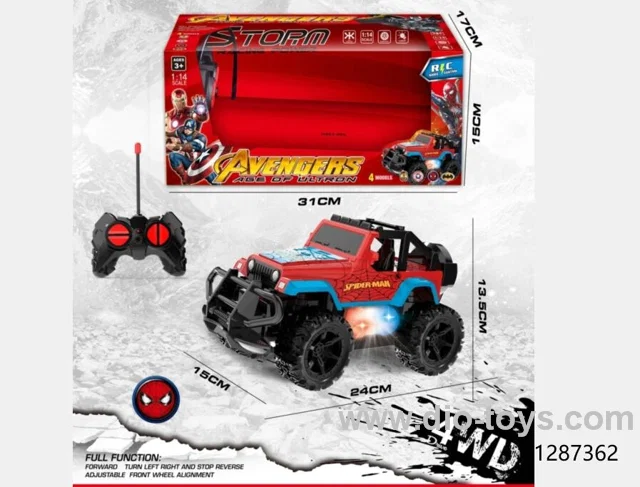 1:14 4 ch rc car with light，not include battery