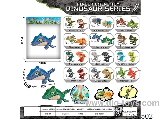 Hand-biting dinosaur