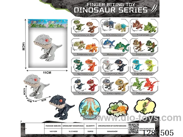 Hand-biting dinosaur