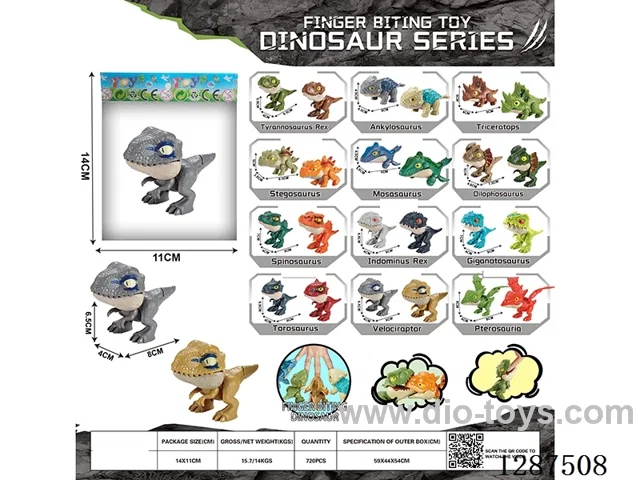 Hand-biting dinosaur