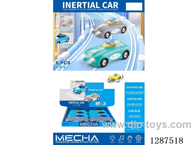 inertia police car W L/M 6PCS included battery