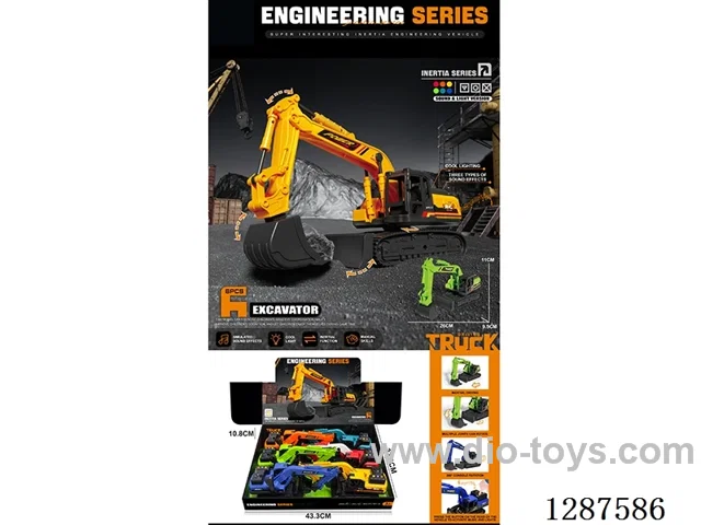 Inertia Engineering Vehicle W L/M 6PCS