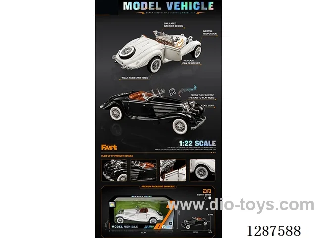 Inertia car W L/M 2 colors included battery