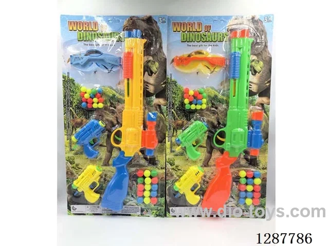 Soft Bullet Ping Pong Ball Gun Set