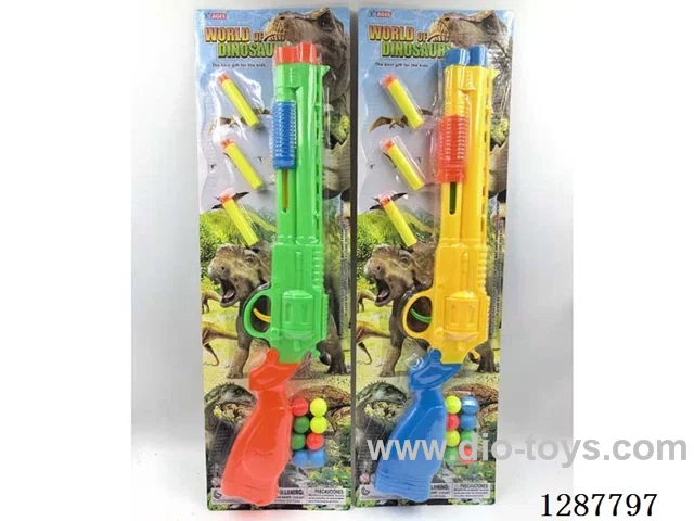 Soft Bullet Ping Pong Ball Gun Set