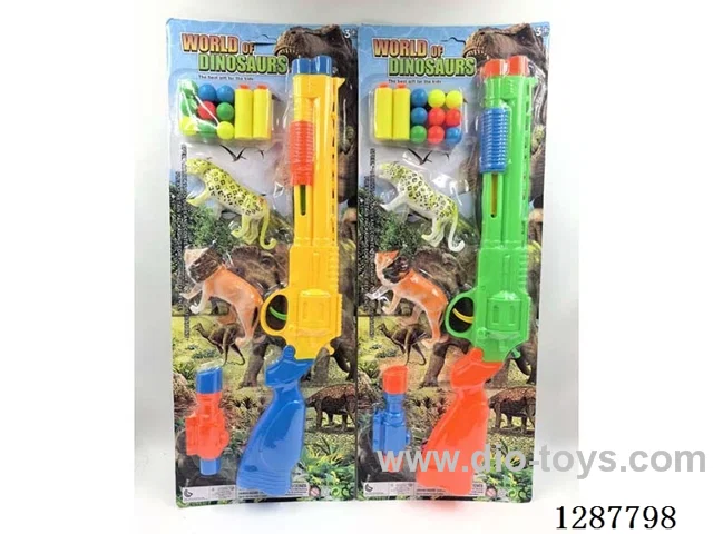 Soft Bullet Ping Pong Ball Gun Set