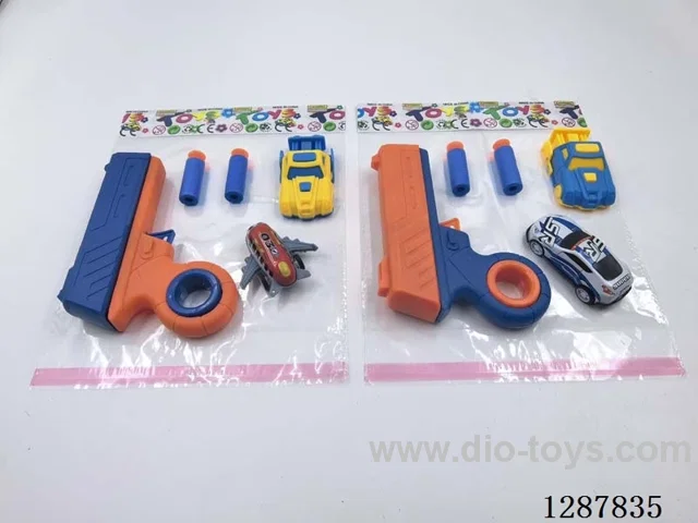 Soft Bullet Ping Pong Ball Gun Set
