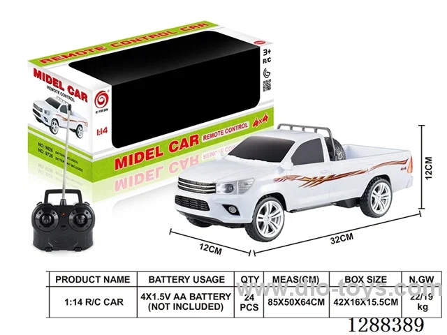 1:14 4ch RC car W L/M not included battery