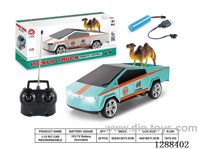 1:12 4ch RC car with light includedbattery (with Camel)