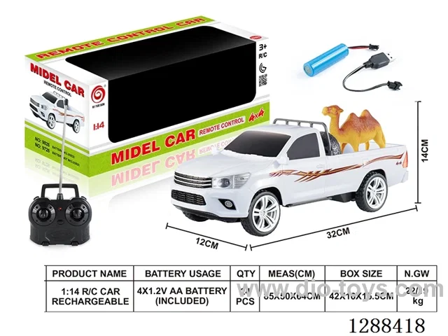 1:14 4ch RC car W L/M includedbattery (with Camel)