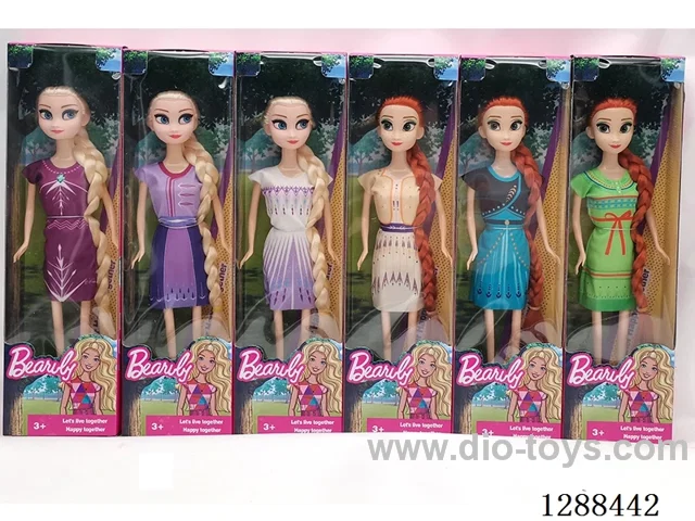 11.5 inch doll set 6 mixed