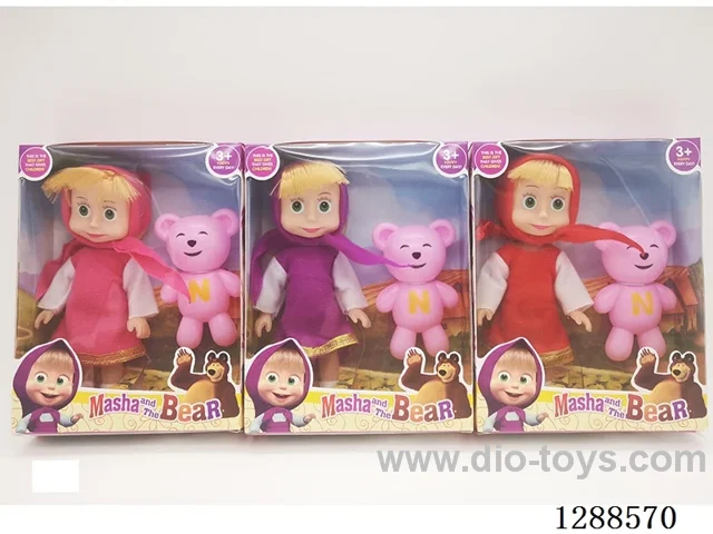 6 inch doll set 3 colors