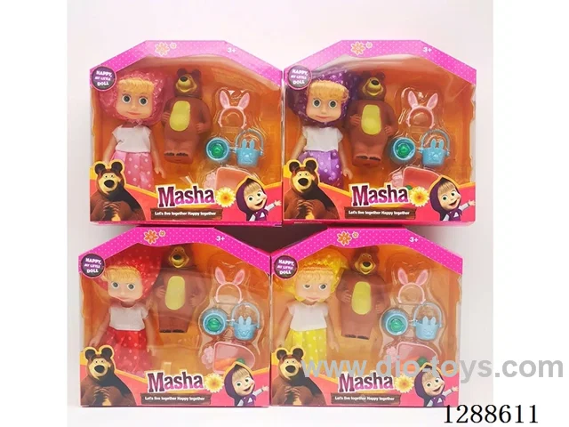 6 inch doll set 4 mixed