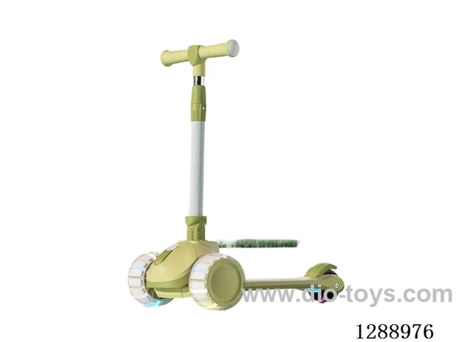 Kids' Scooter, One-Button Folding, Hummer Wheels, with Music and Lights