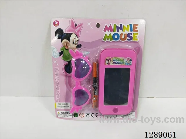 Mirror-Image Phone (includes battery, W L/M + glasses - Minnie)