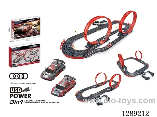 1:43 Officially Licensed Audi Slot Car (USB Model)